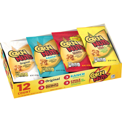 Corn Nuts four flavour pack