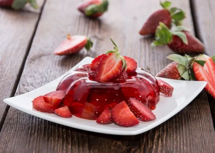 strawberry jello 