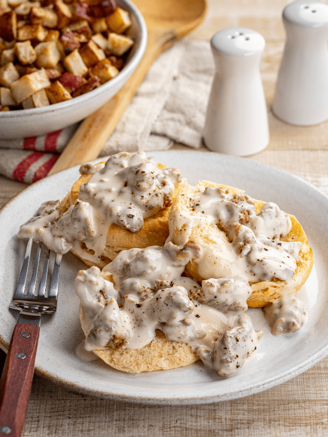 Almond Milk In Sausage Gravy